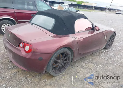 2005 BMW Z4 3.0 z USA, uszkodzony, nr VIN 4USBT53595LU10123